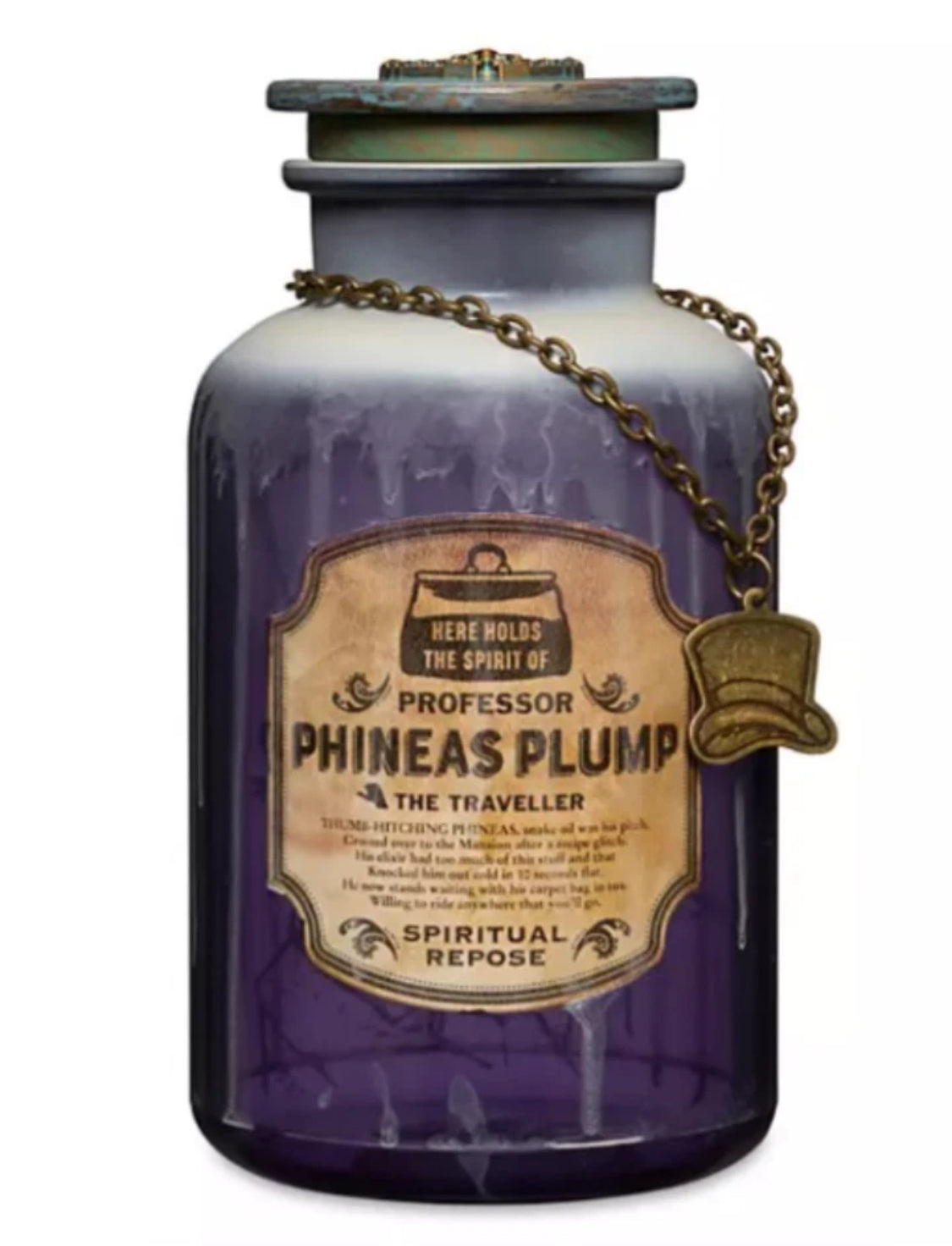 Disney Parks Haunted Mansion 50th Anniversary Host a Ghost Spirit Jar – Professor Phineas Plump