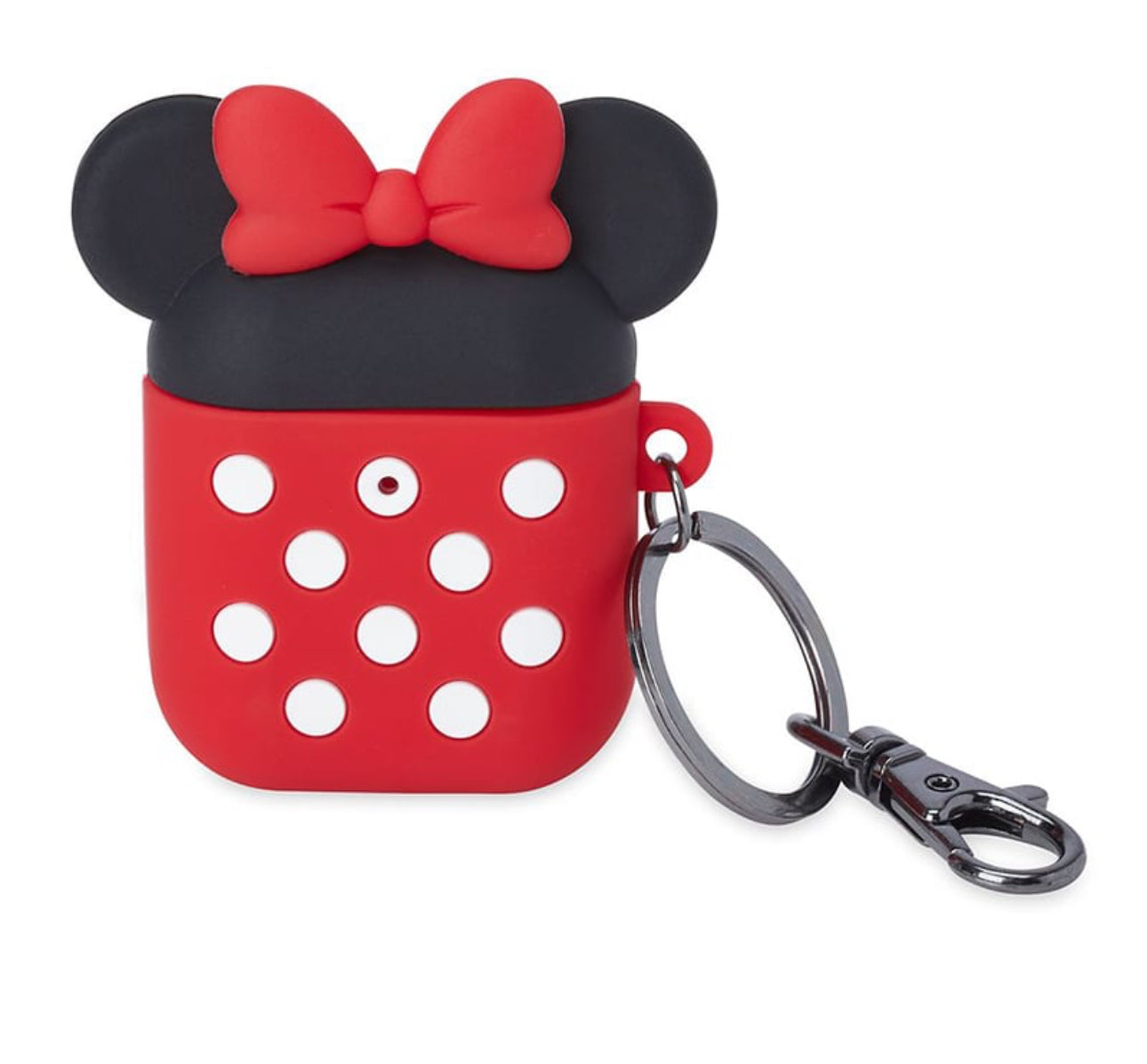 Disney D Tech Minnie Mouse Apple AirPods Pro Silicone Case with Clip