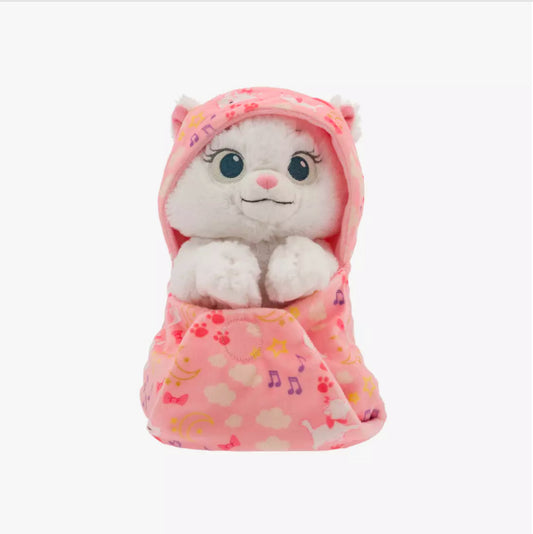 Disney Babies Marie Plush Aristocats In Hood Swaddle Blanket