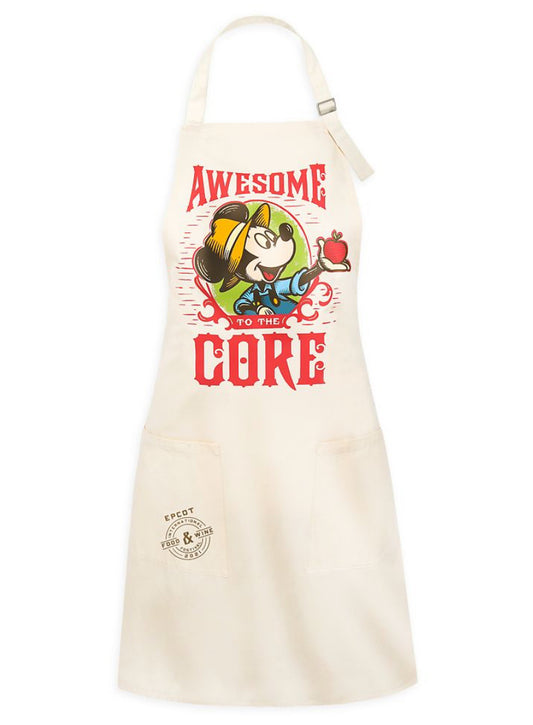 Disney Epcot Food and Wine Festival 2021 Mickey Awesome to the Core Apple Apron