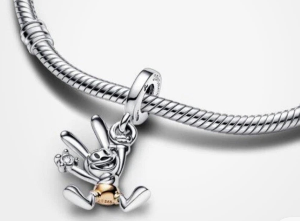 Disney 100th Anniversary Oswald Pandora Charm Lab-grown Diamond