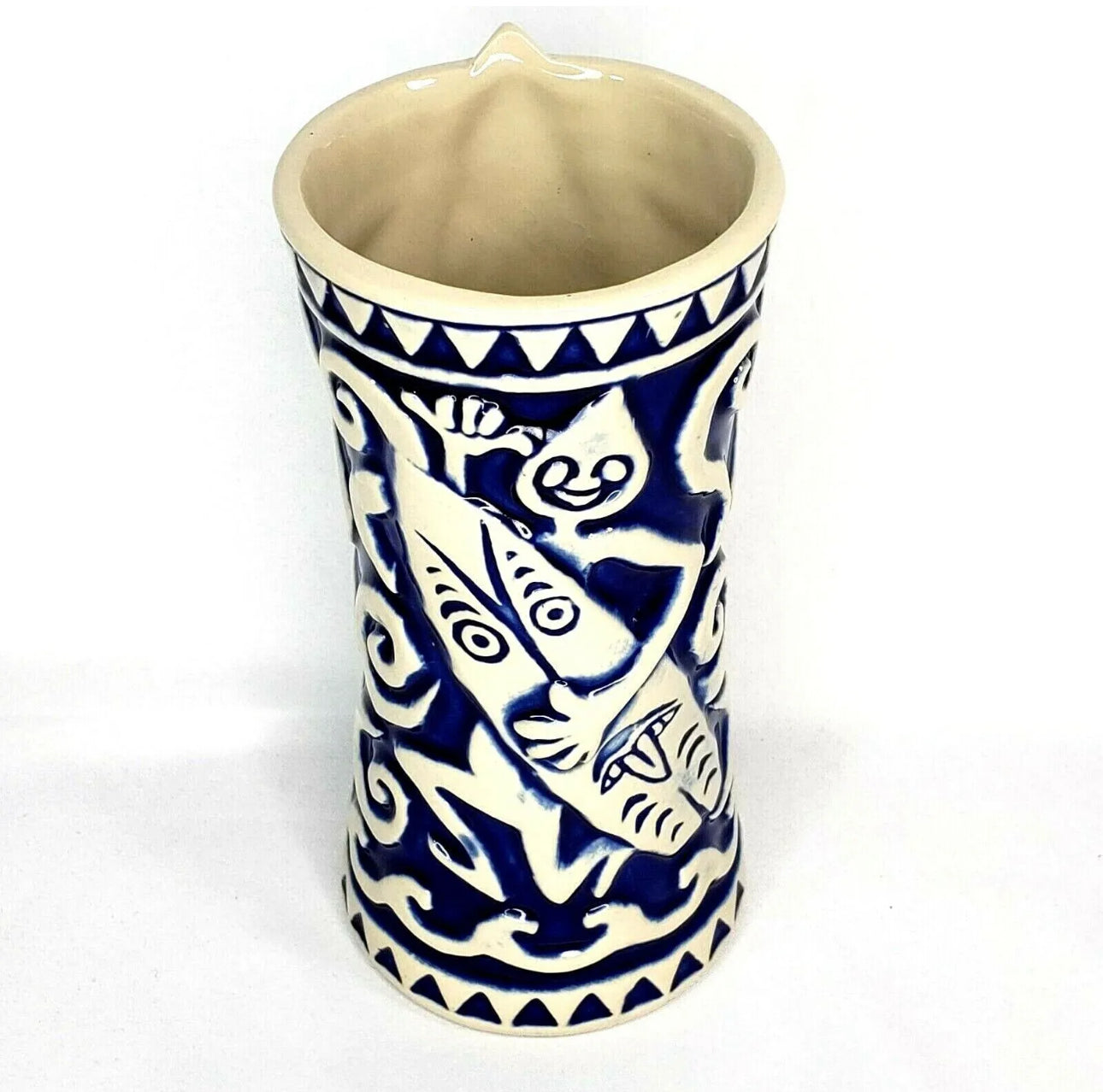 Disney Trader Sam's Grog Grotto Tangaroa Surfboard Tiki  Mug 1st Edition