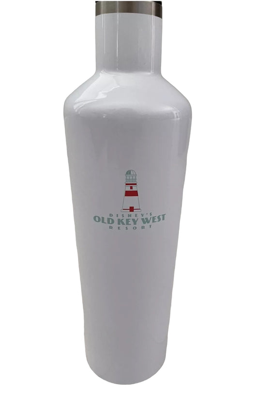 Disney Old Key West Resort Corkcicle Water Bottle-Stainless-Lighthouse