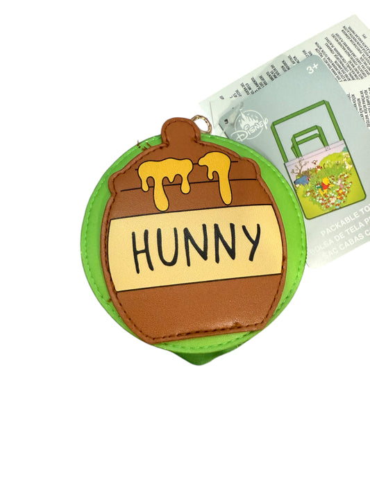 Disney Winnie the Pooh Hunny Packable Reusable Tote Bag