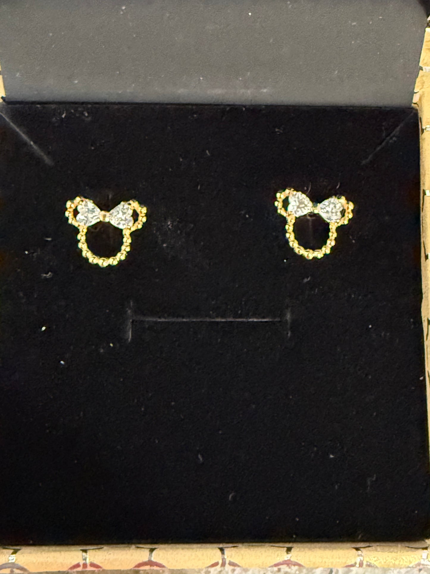 Disney Minnie Earrings by Rebecca Hook