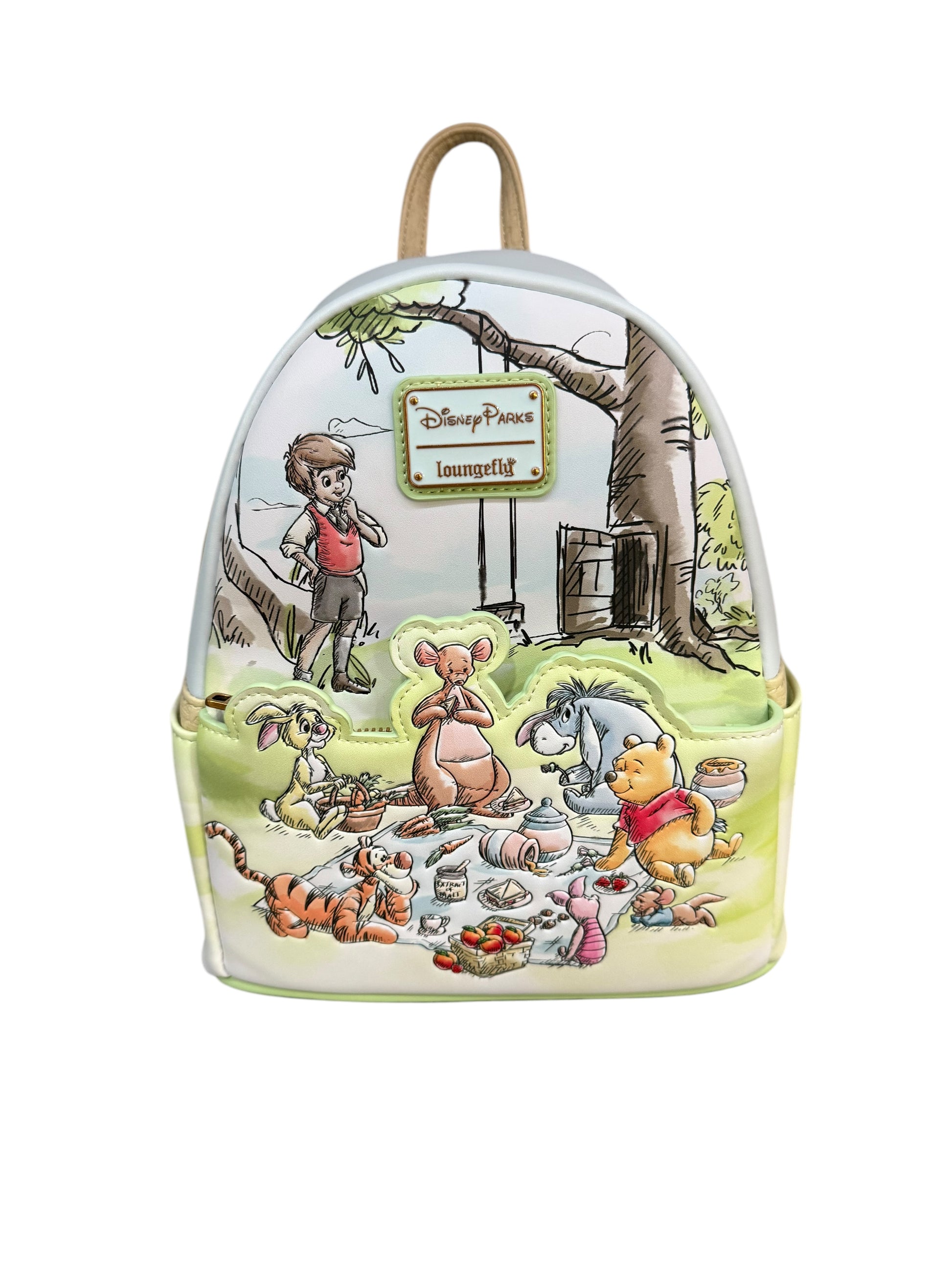 Disney Parks Classic Winnie the Pooh Loungefly Backpack Purse