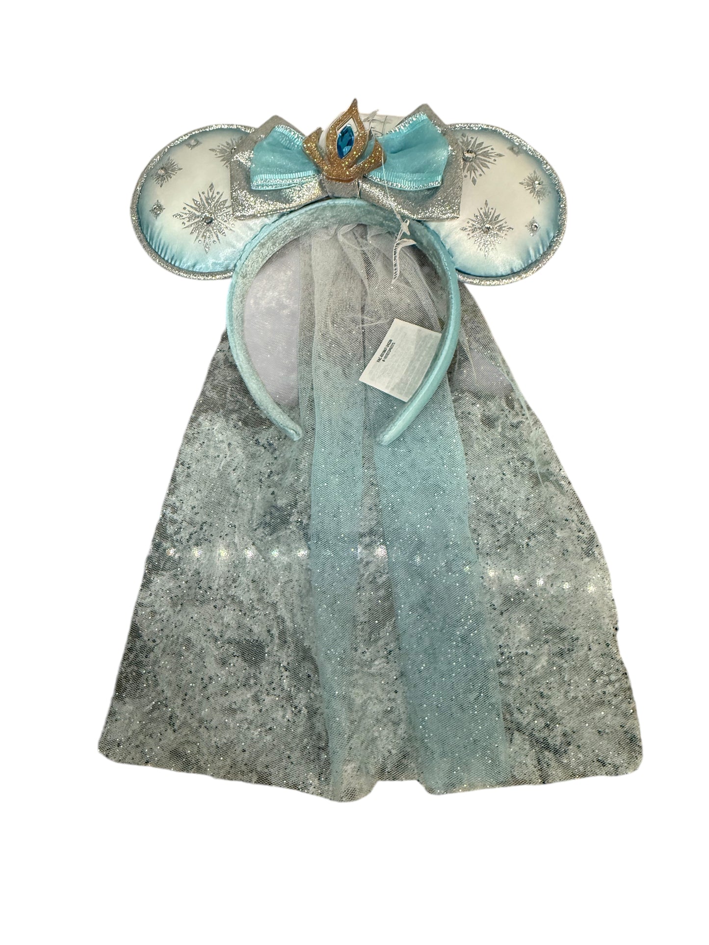 Disney Frozen Elsa Minnie Ears Headband with Veil