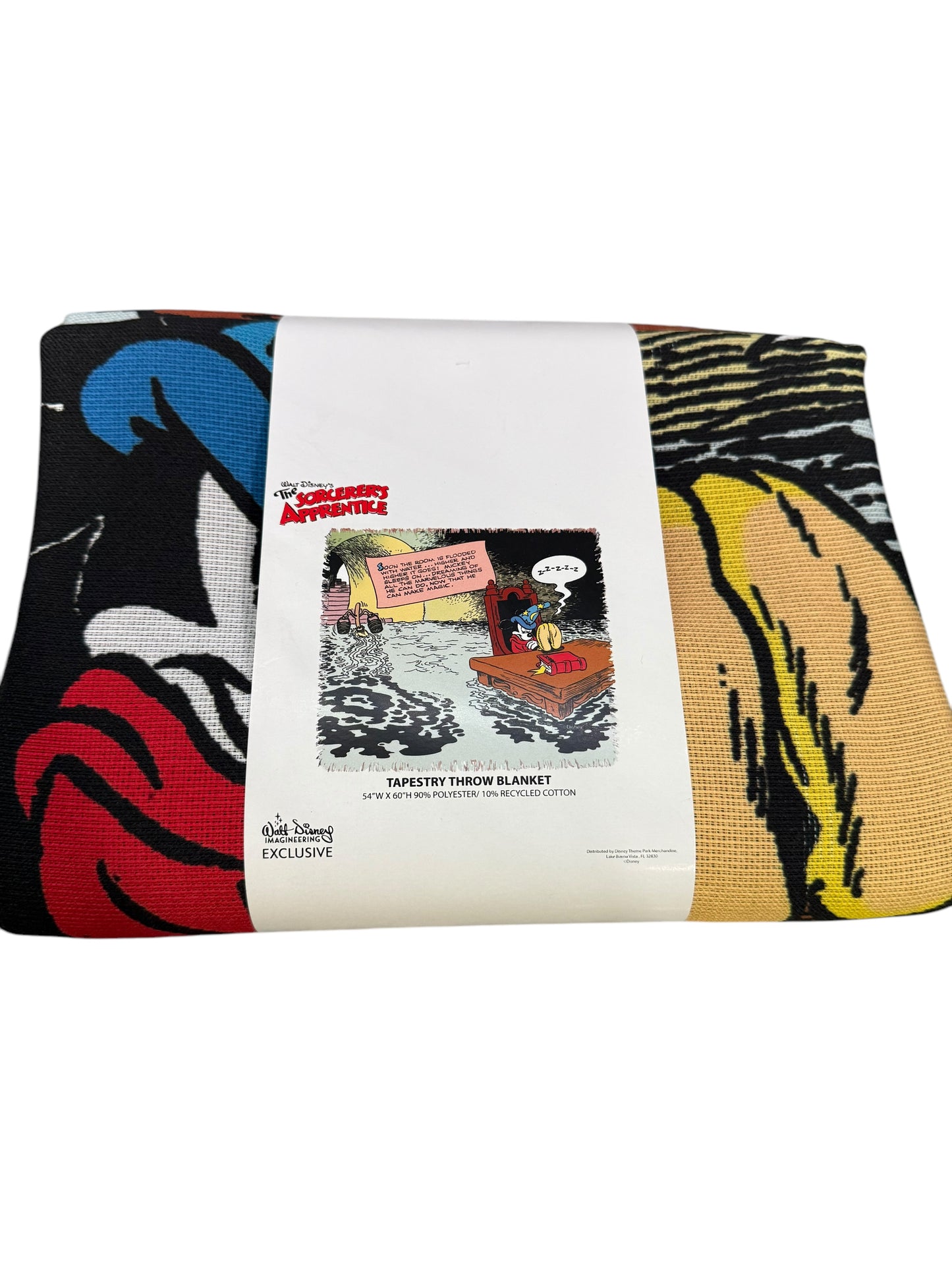 Walt Disney Imagineering Sorcerer Apprentice Mickey Throw Blanket