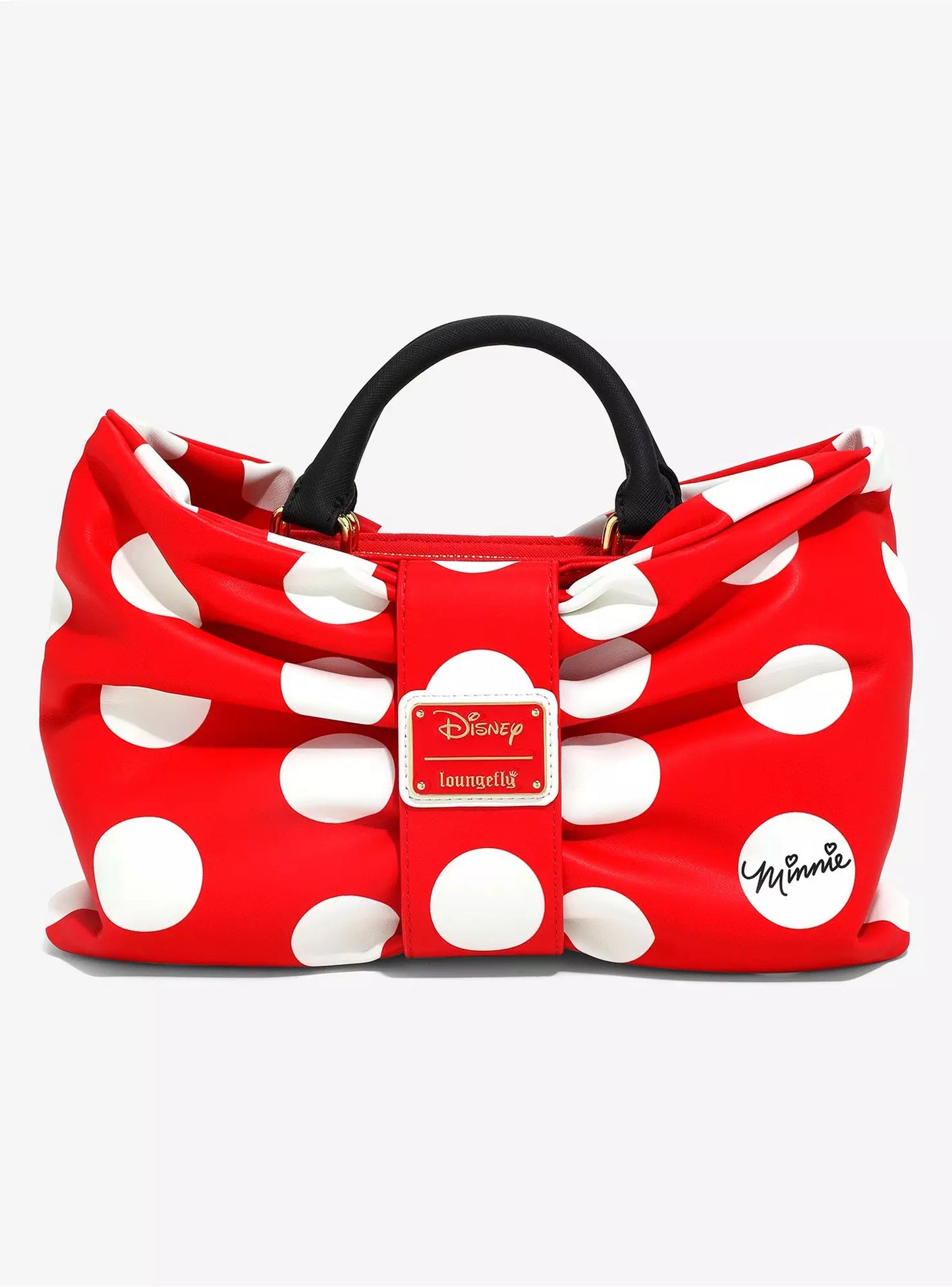 Disney Minnie Bow Figural Loungefly Crossbody Bag