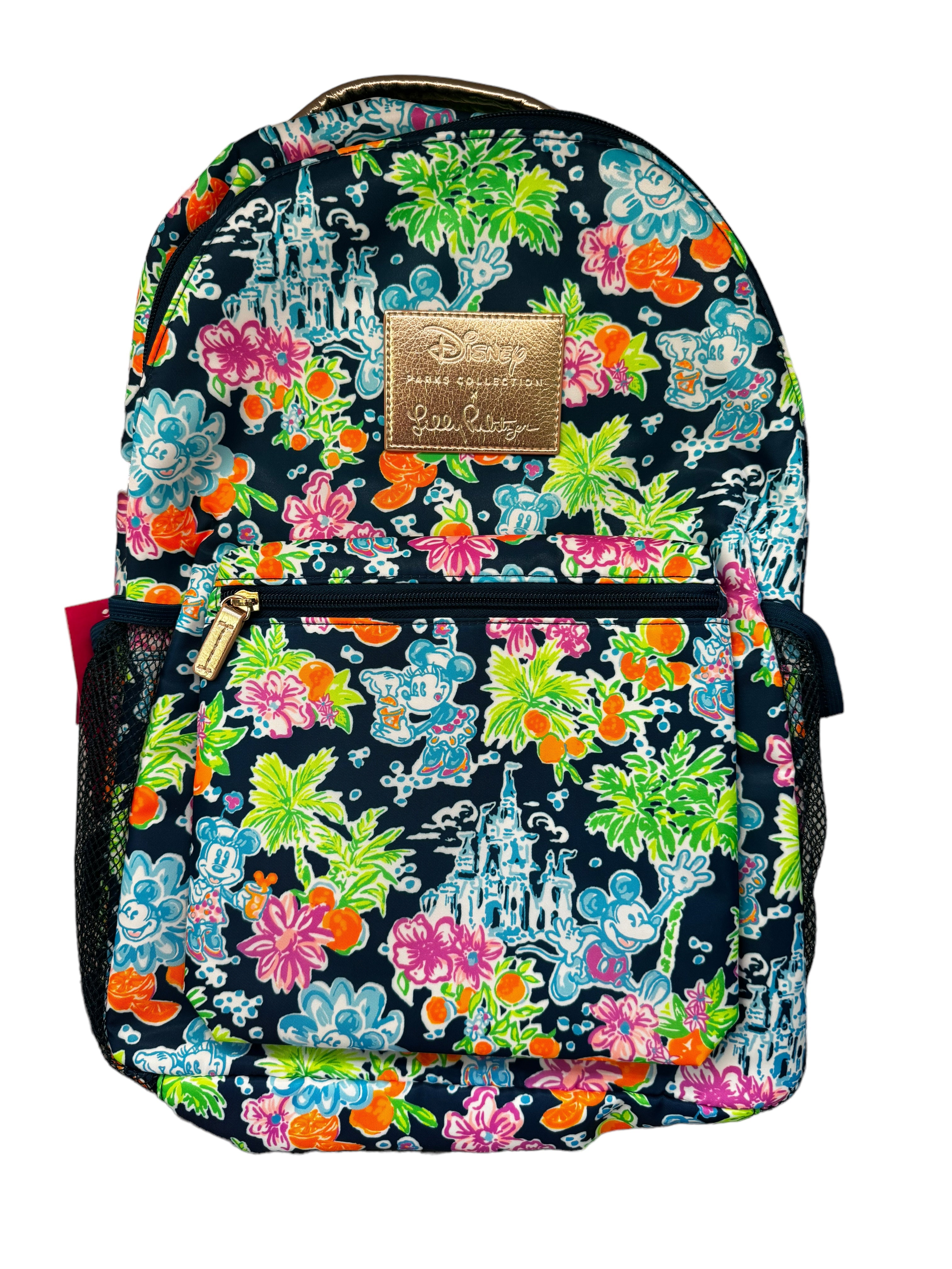 Good Lilly Pulitzer Disney, backpack and tumbler.