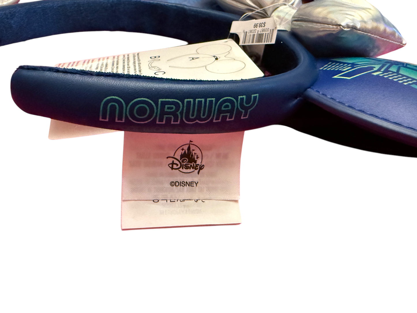 Disney Epcot Norway Minnie Ears Spaceship Earth Headband-Light Up
