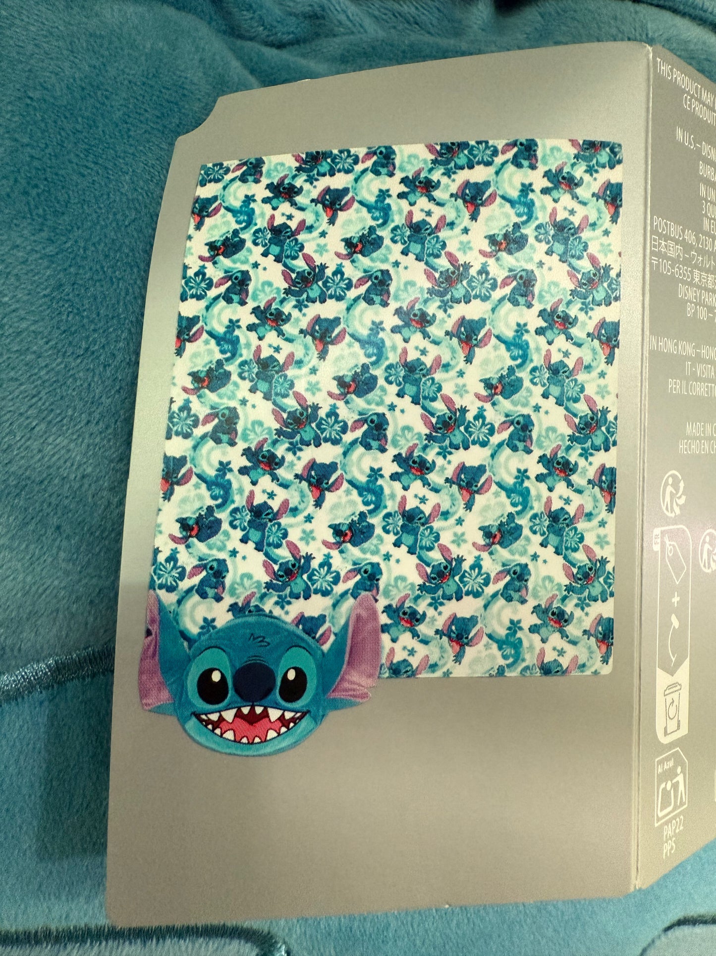 Disney Stitch Blanket in Carrying Pillow