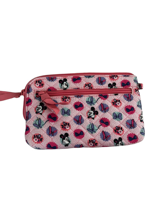 Disney Vera Bradley Minnie Garden Dots RFID Wristlet Wallet