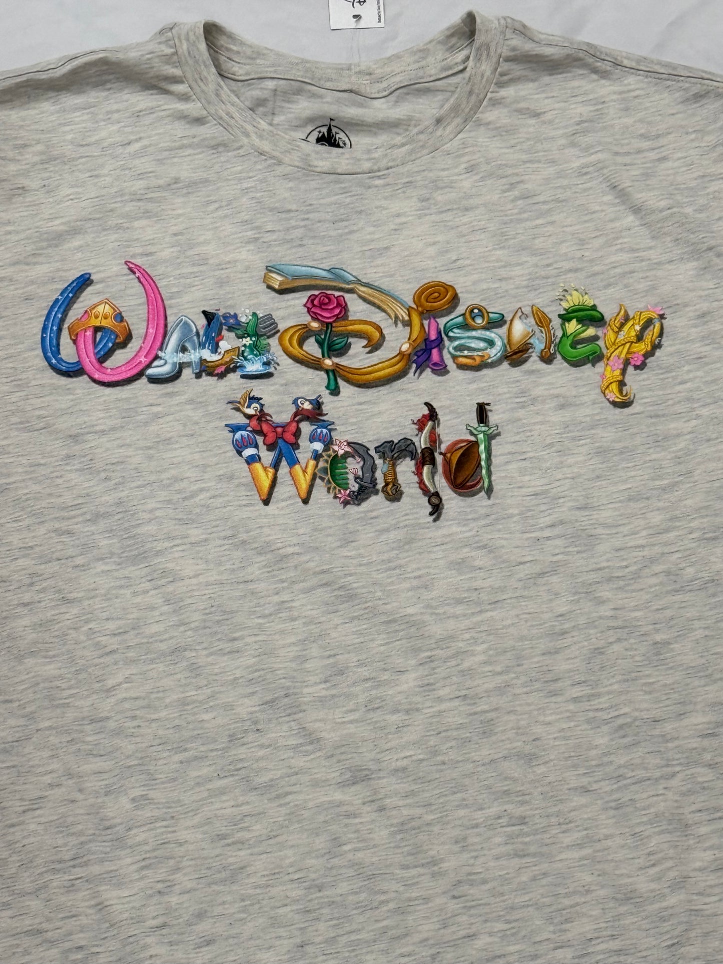 Walt Disney World Princess Letter Marquee Shirt Large
