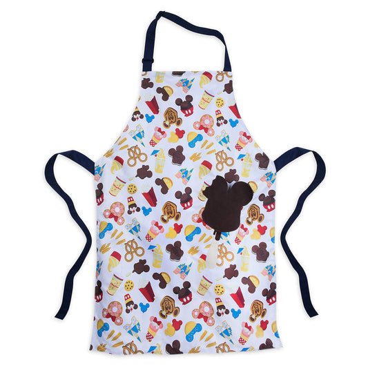 Disney Mickey Bar Snack Food Icons Apron