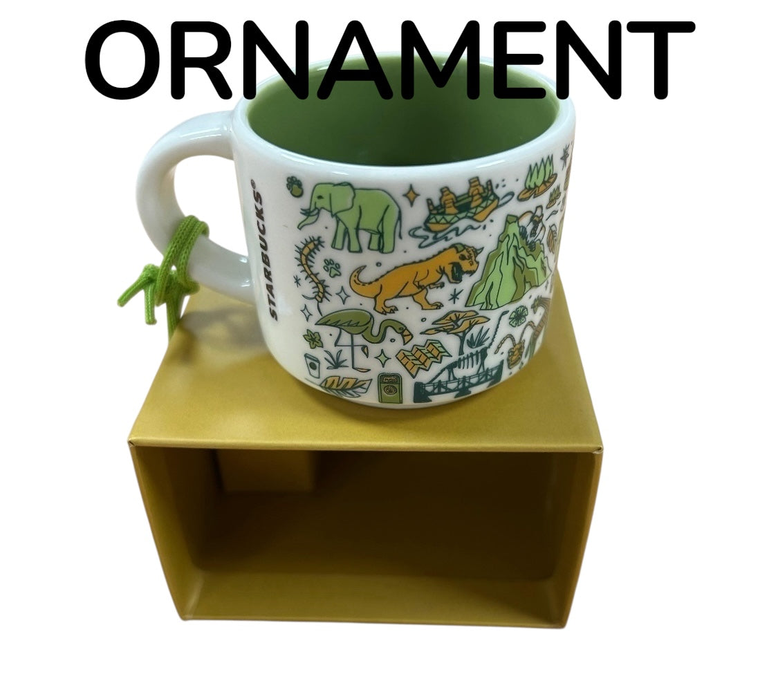 Walt Disney World 50th Anniversary Starbucks Animal Kingdom Ornament