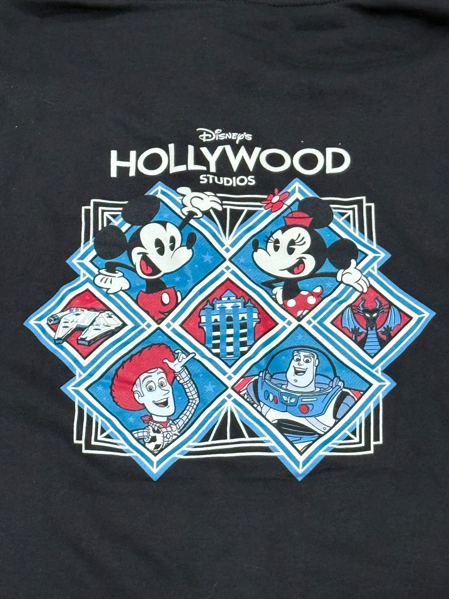 Disney World Hollywood Studios Mickey & Minnie Zip Hoodie