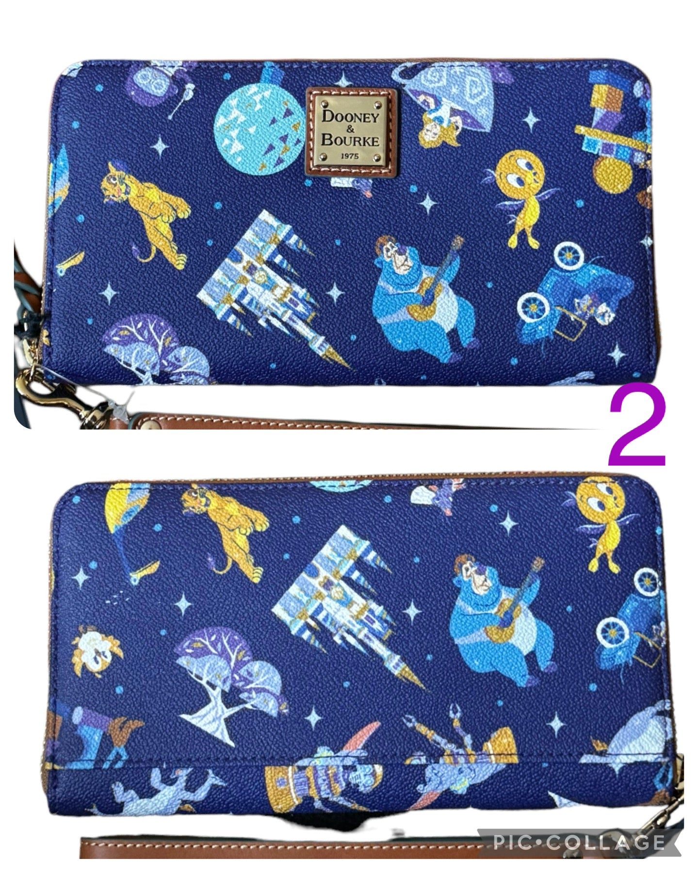 Disney World 50th Anniversary Dooney & Bourke Wallet Wristlet