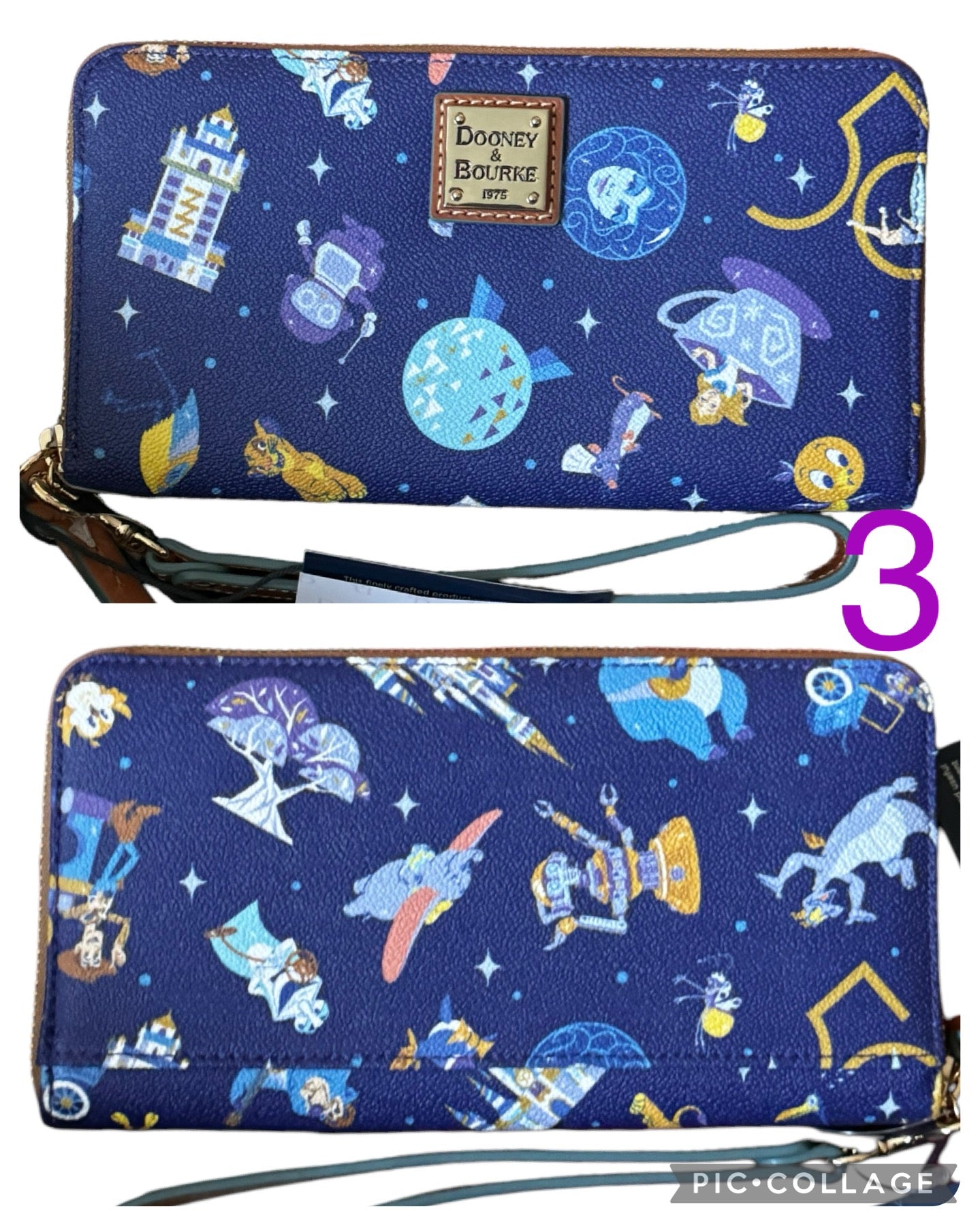 Disney store Dooney and Bourke 50th Ann.Wallet