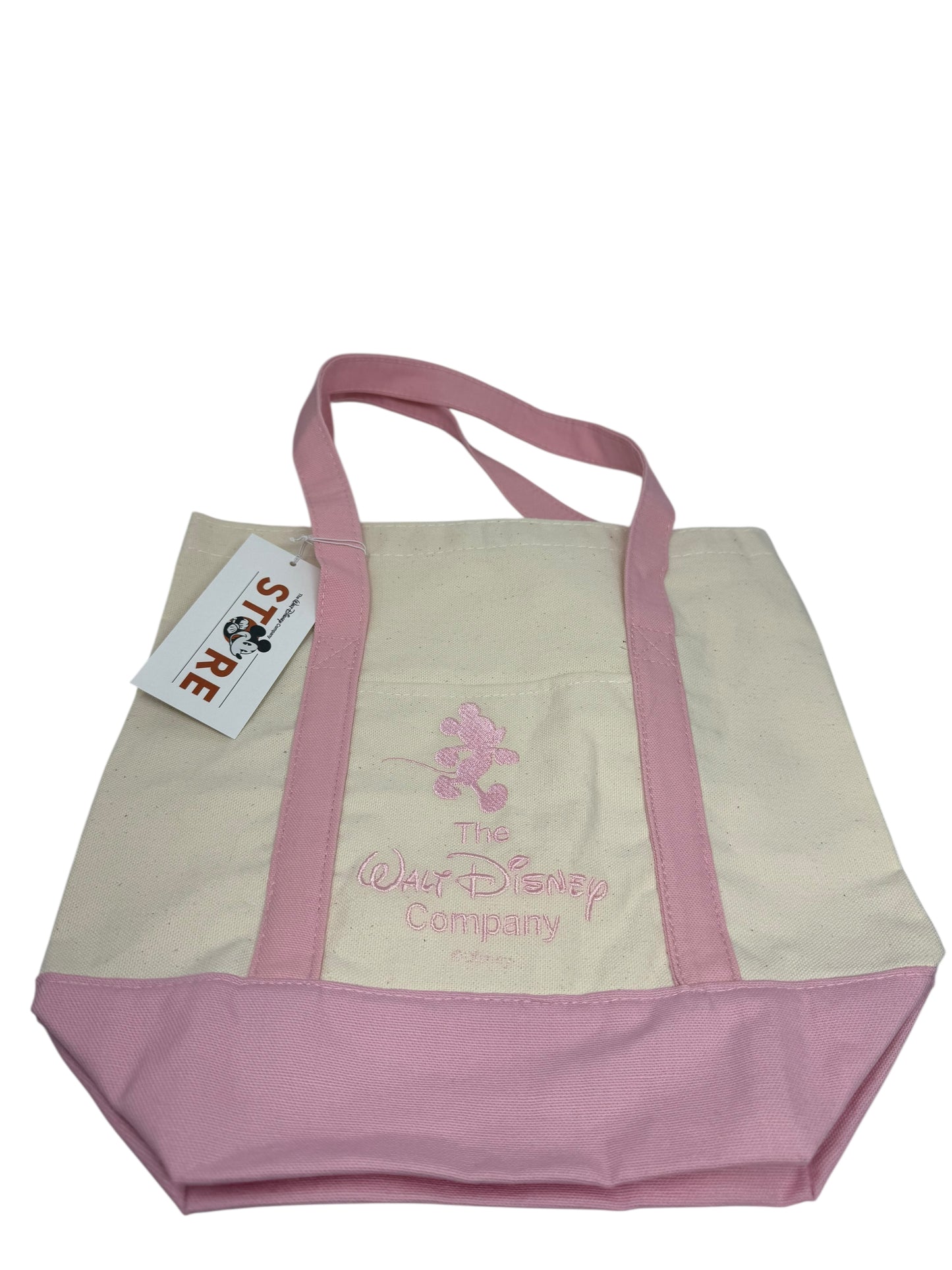 Walt Disney Company Store Mickey Mouse Canvas Tote Bag-Pink D23