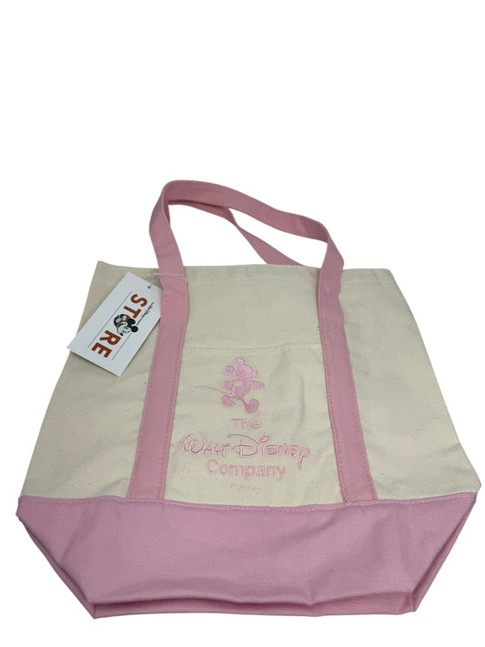 Walt Disney Company Store Mickey Mouse Canvas Tote Bag-Pink D23