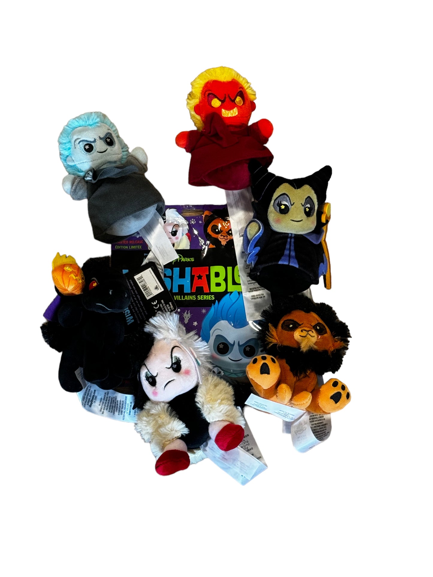 Disney Wishables Villains Series Limited Release - Full Set including Variant Ha