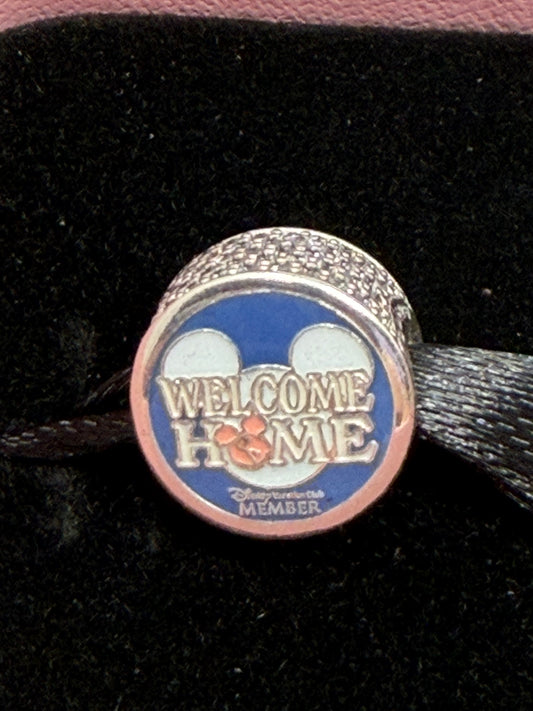 Disney Vacation Club Mickey Pandora Charm Bead-Welcome Home DVC