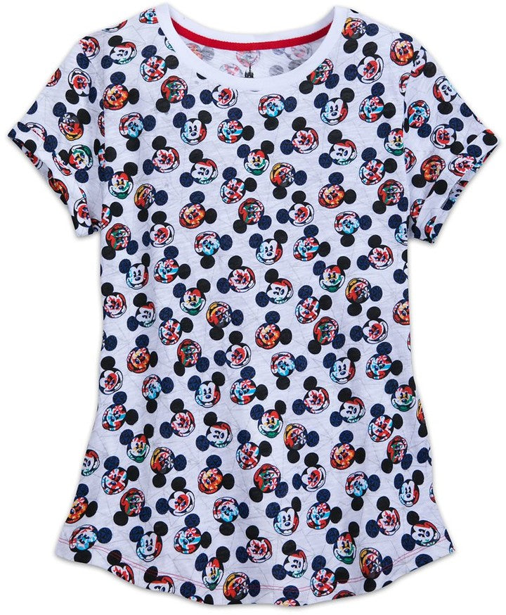 Disney Epcot Mickey Country Flags Shirt for Women- Large