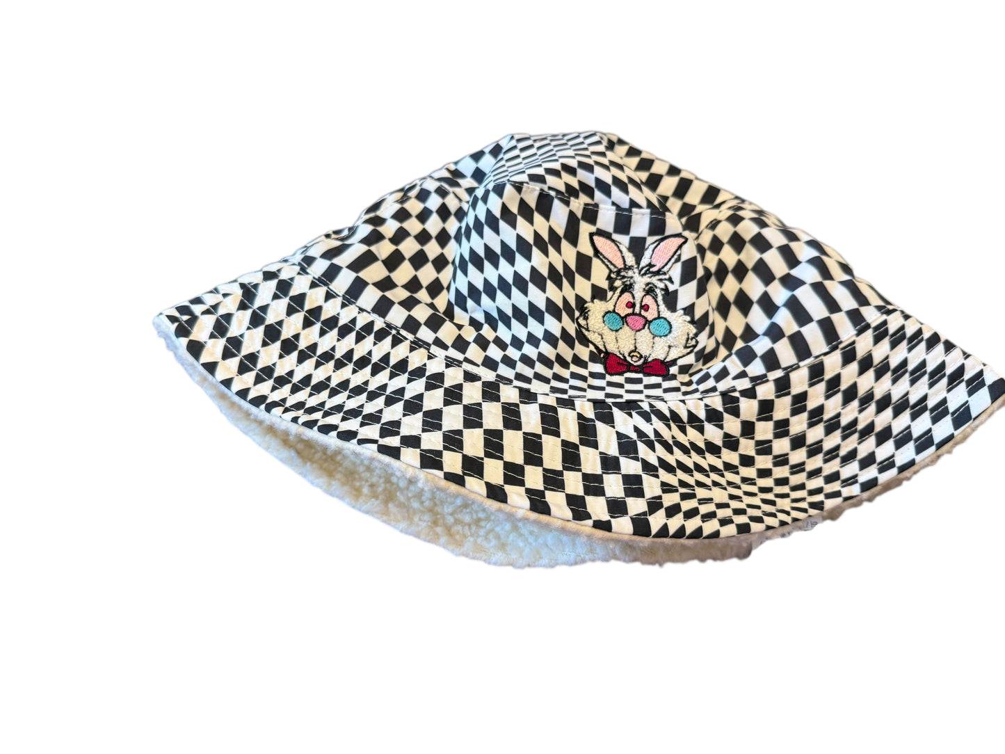 Disney Alice In Wonderland White Rabbit Bucket Hat