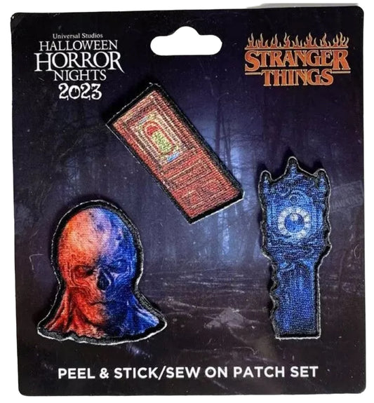 Universal Studios Stranger Things Patch Set Halloween Horror Nights 2023