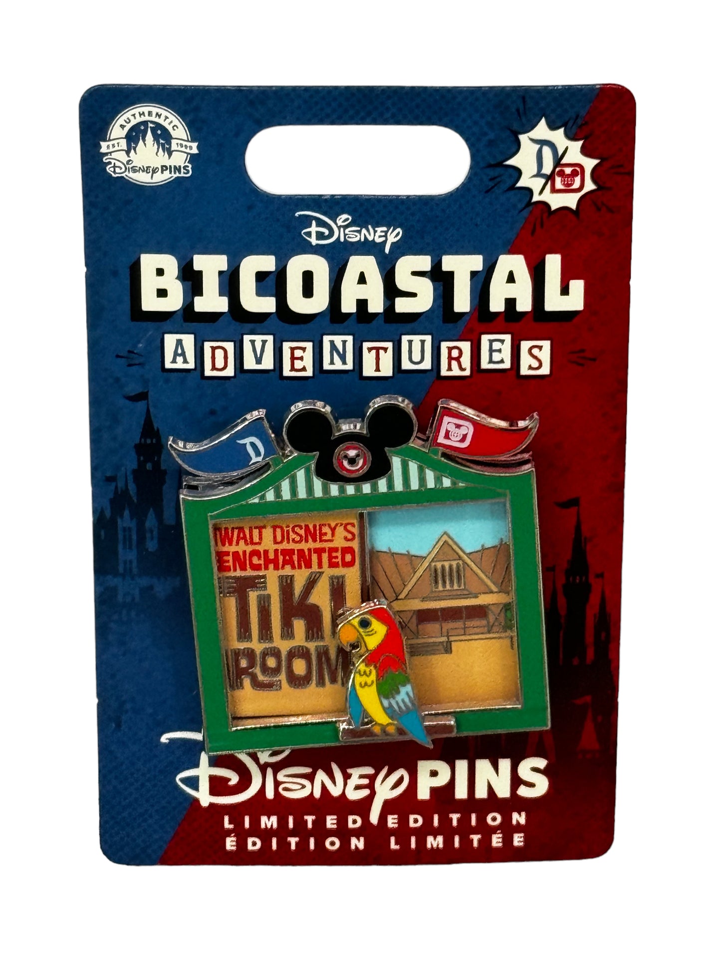 Disney Pins-BiCoastal Adventures Tiki Room LE