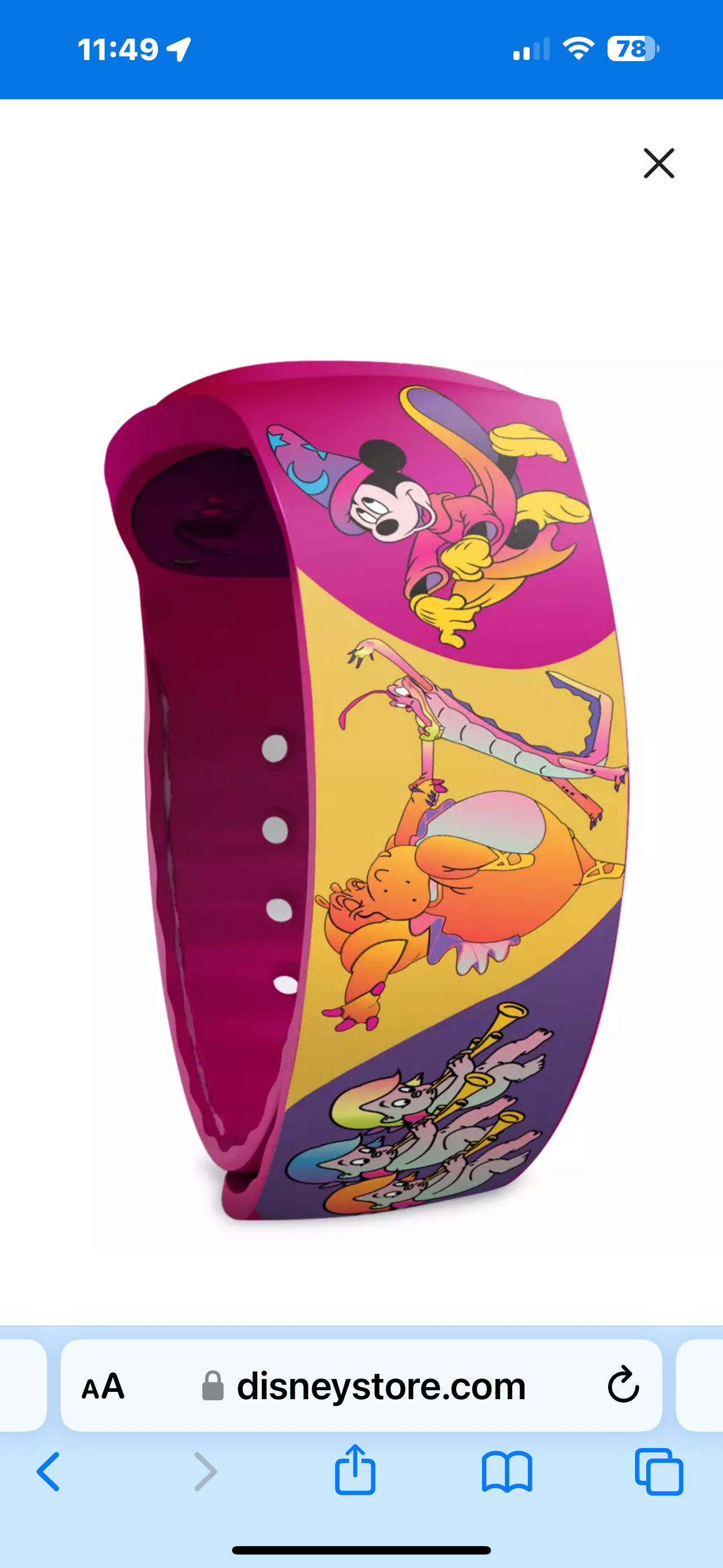 Disney Fantasia Magicband + Plus