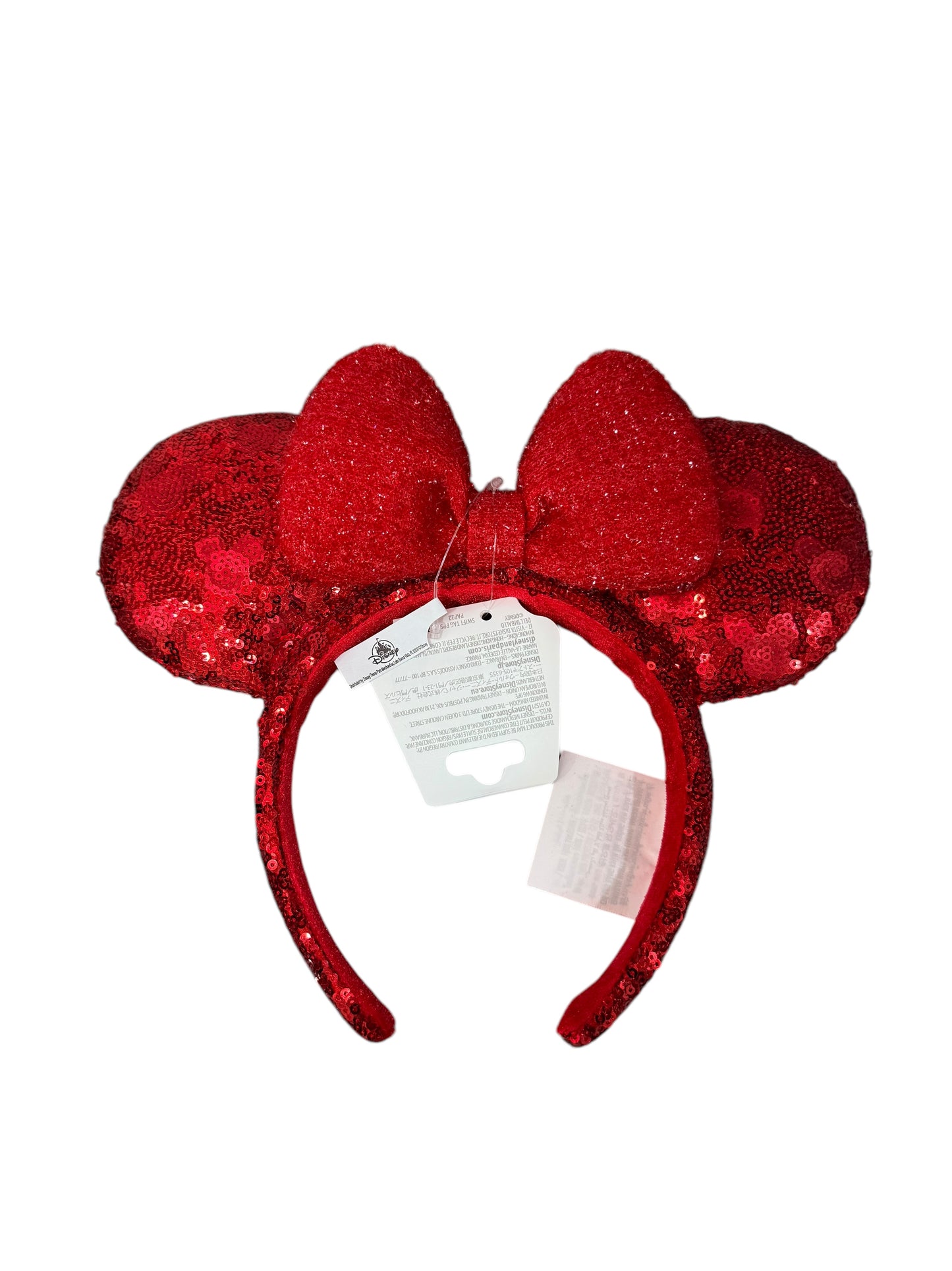 Disney Minnie Red Sequined Ear Headband for Adults