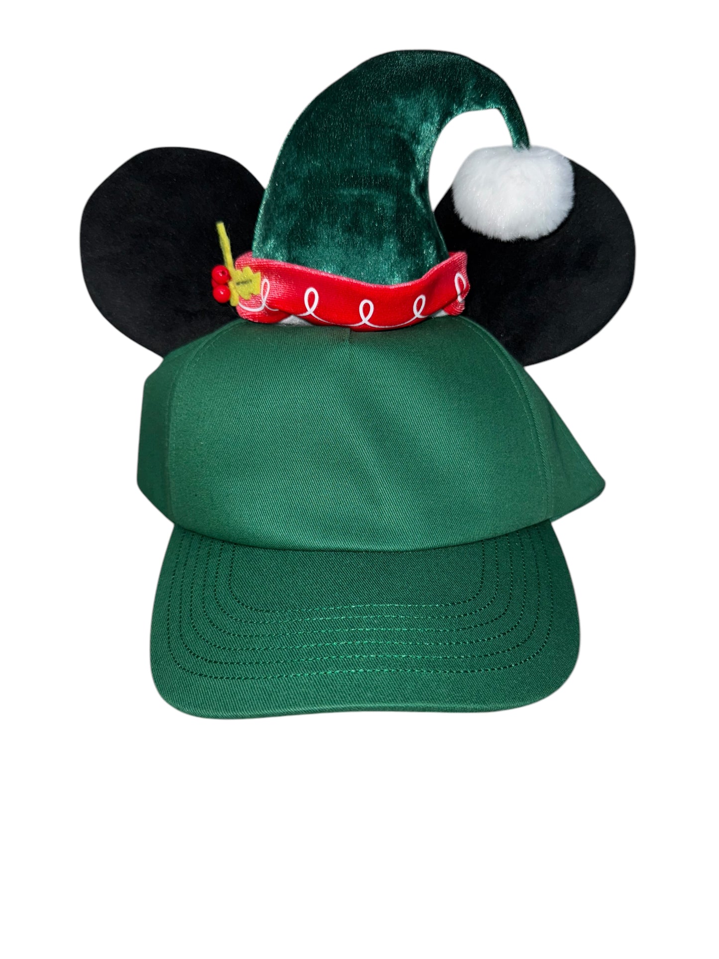 Disney Mickey Elf Holiday Cap Hat