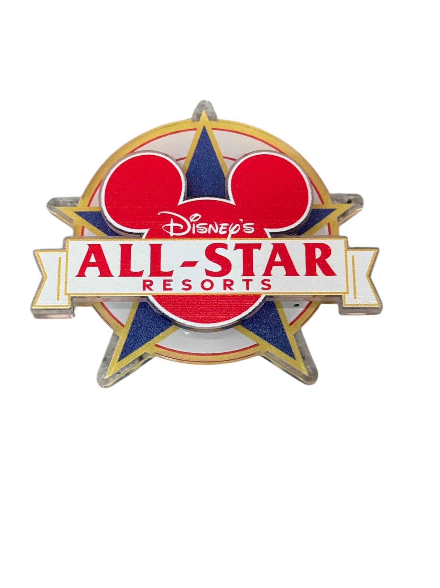 Disney All Star Resort Mickey Acrylic Magnet