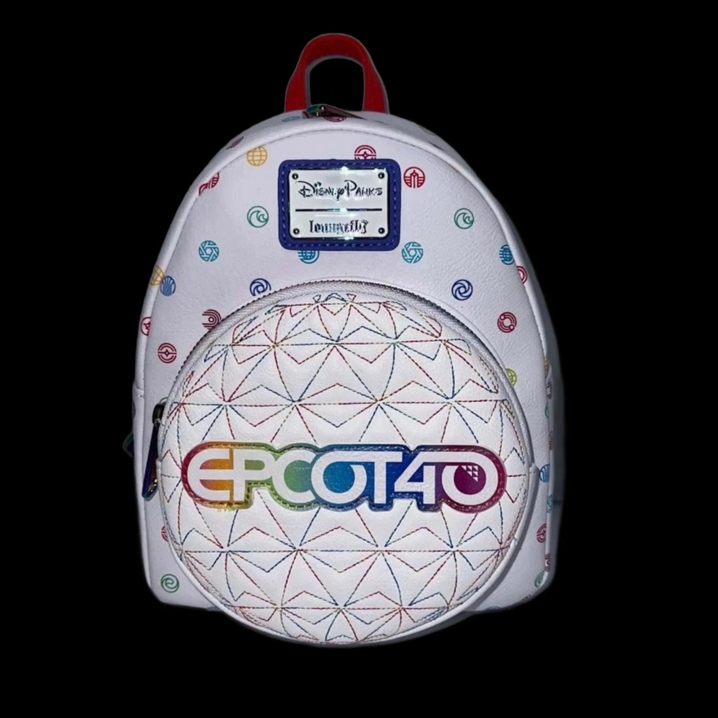 Disney Epcot 40th Loungefly shops Mini Backpack