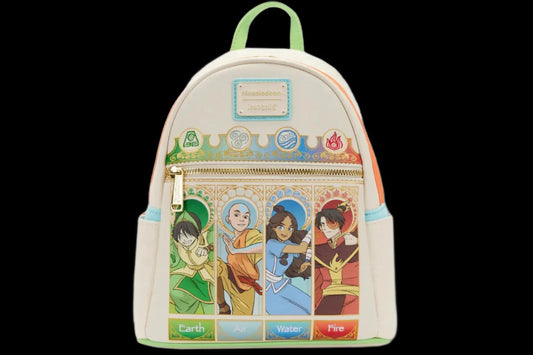 Avatar Debossed Elements Nickelodeon Loungefly Mini Backpack