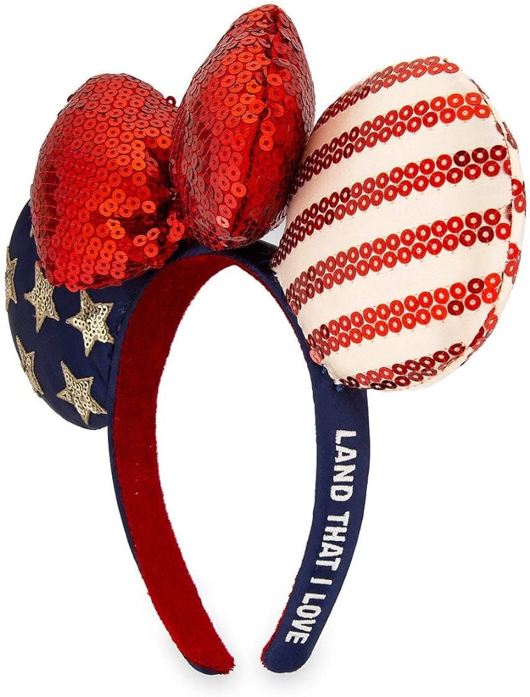 Disney Minnie Mouse Americana Ear Headband Stars and Stripes