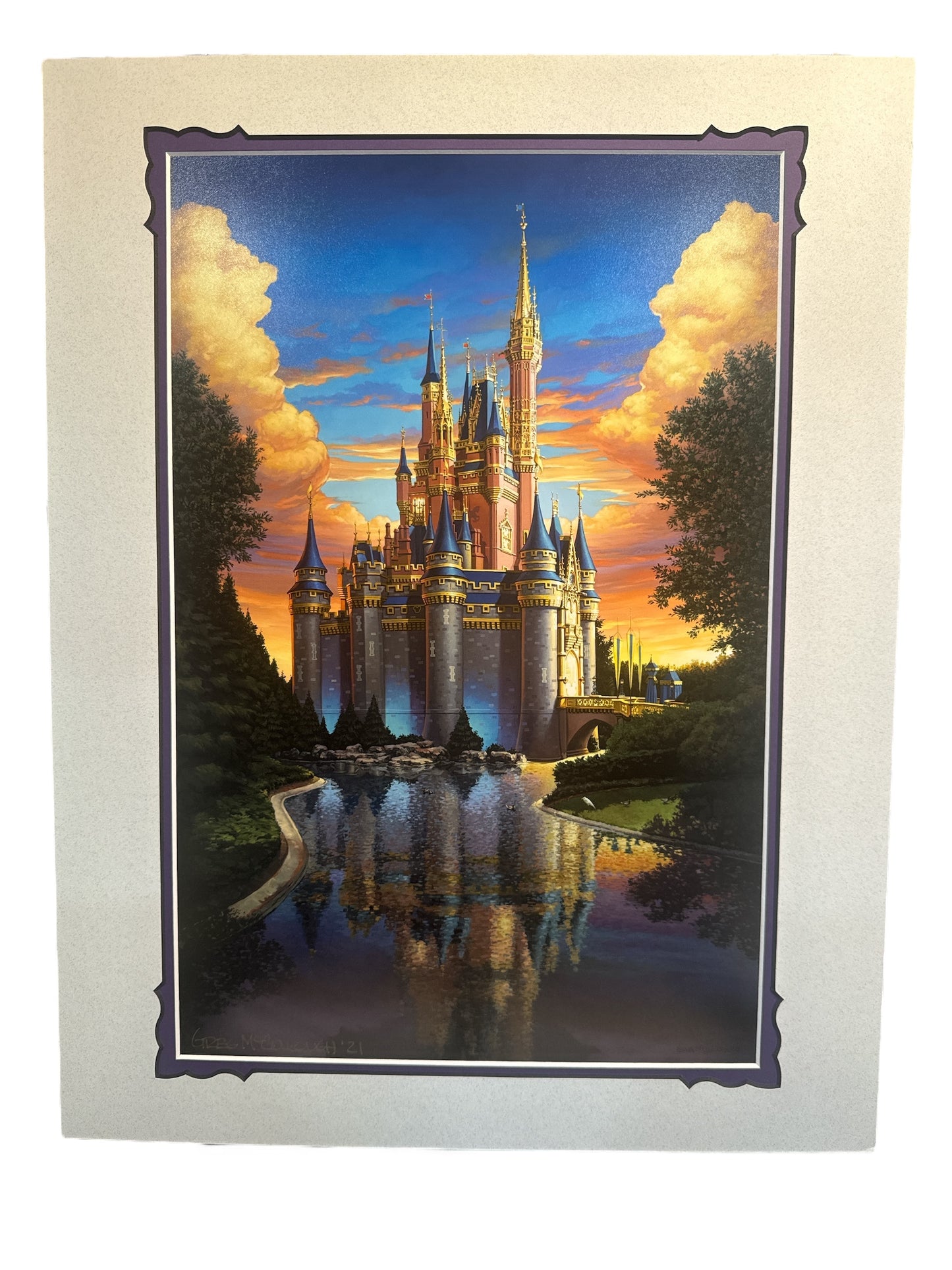 Disney Festival of Arts “Magical Reflection” By Greg McCullough SIGNED 14x18” (2021)