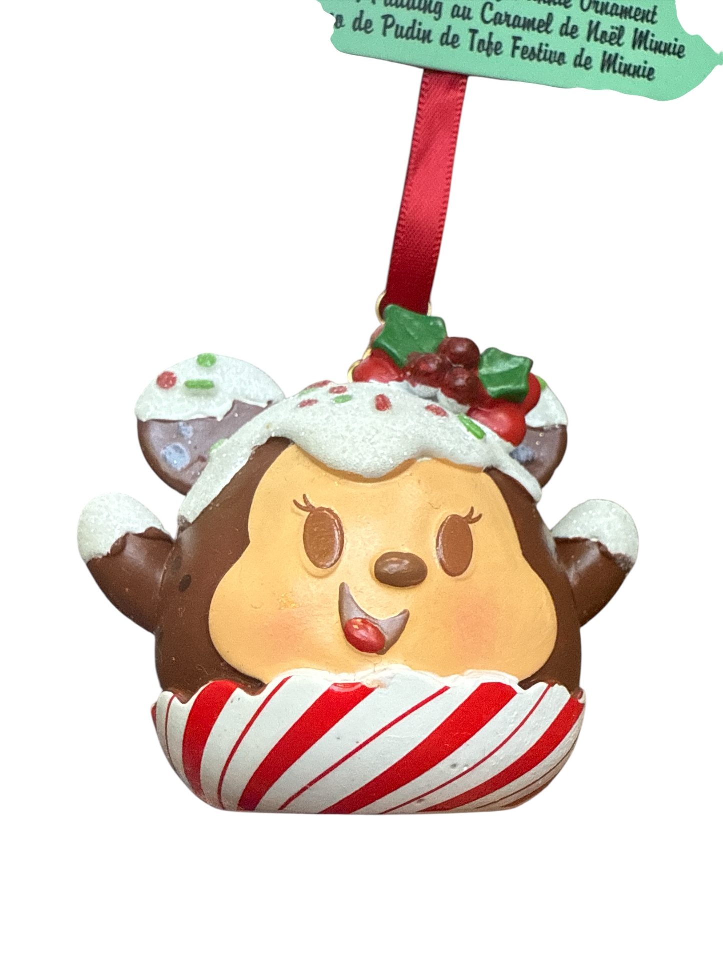 Disney Munchlings Ornament Minnie Holiday Toffee Pudding