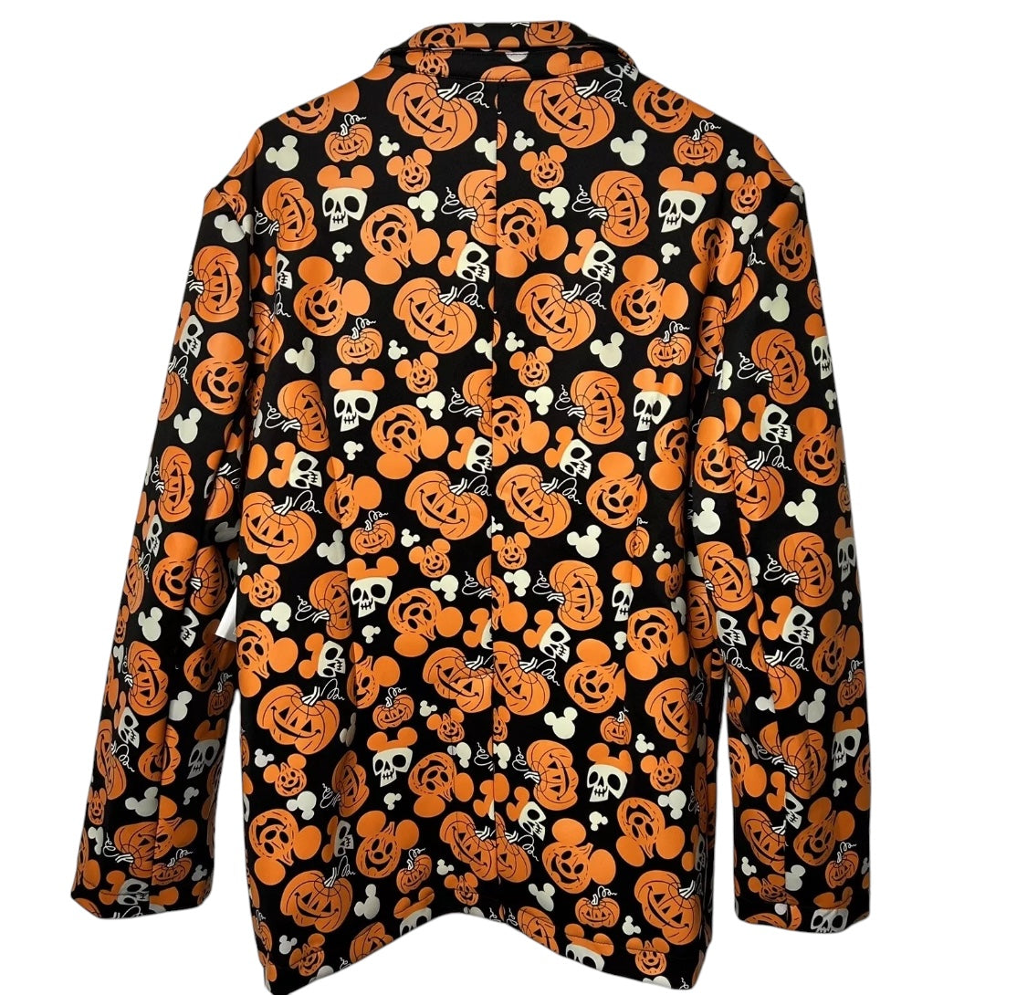 Disney Mickey Pumpkins Jacket and Tie-Jack o Lantern L/XL