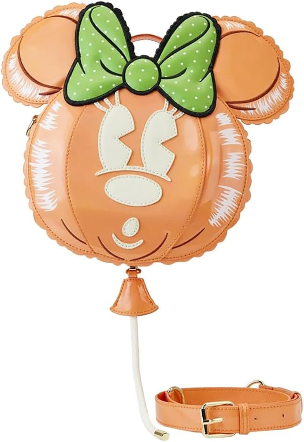 Loungefly Stitch Shoppe Disney Minnie Mouse Pumpkin Balloon Figural Crossbody