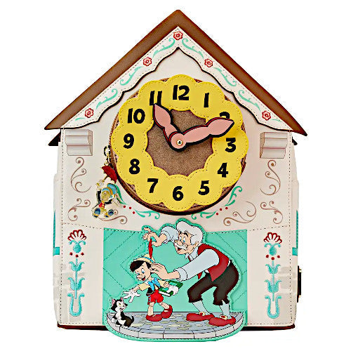 Disney Pinocchio Cuckoo Clock Figural Loungefly Backpack WonderCon 2023