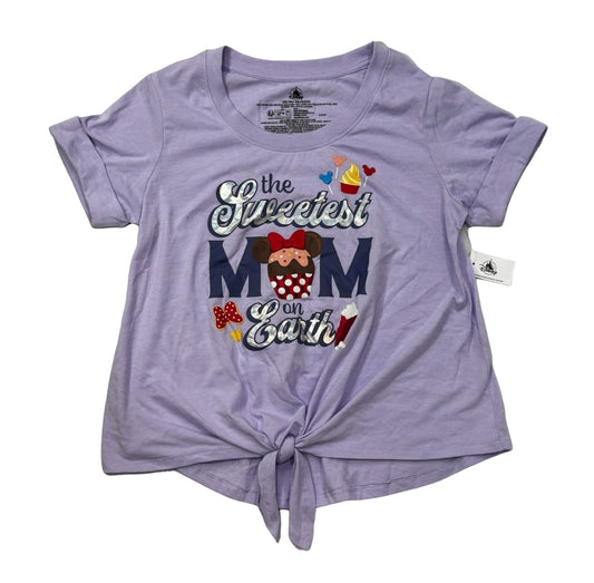 Disney The Sweetest Mom On Earth Minnie Snack XS Shirt