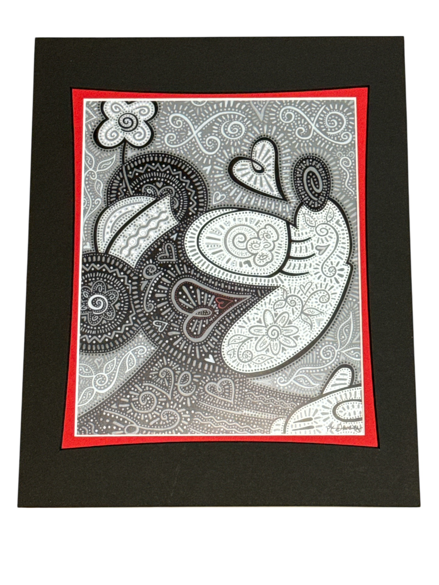 Disney Matted Print 11x14 - XOXO Minnie by Patty Kim Landing