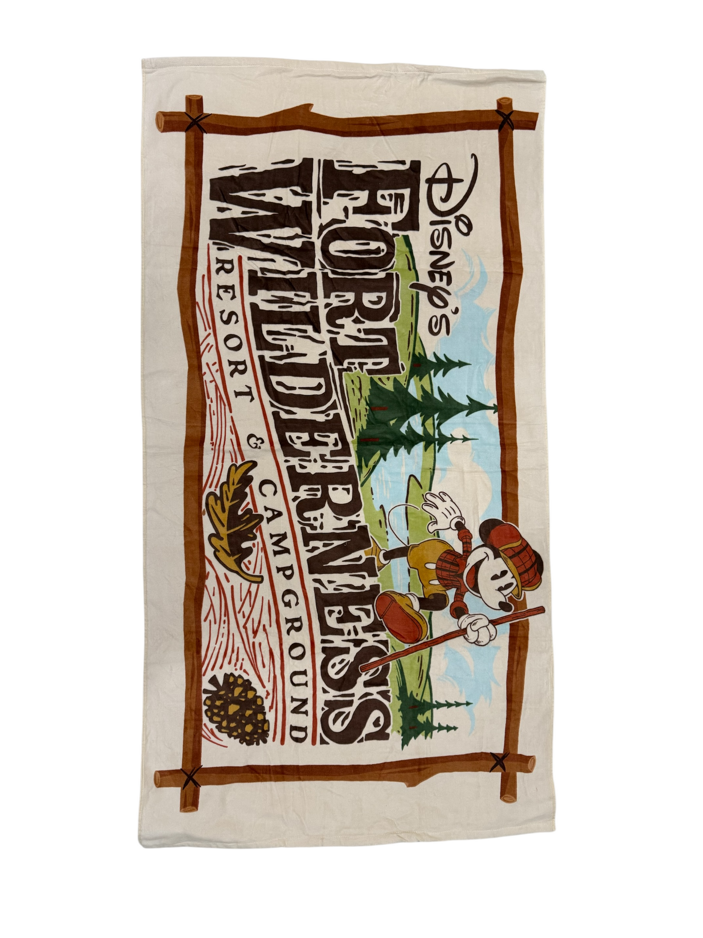 Disney Fort Wilderness Resort Mickey Beach Towel