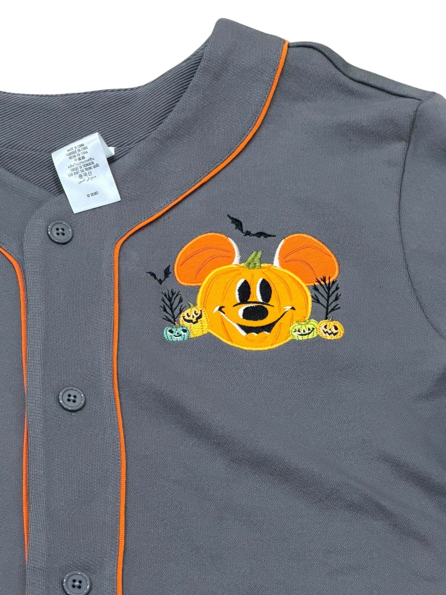Walt Disney World 71 Mickey Pumpkin Baseball Jersey