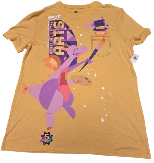 Disney Epcot Festival of Arts 5th Anniversary Figment Passholder Shirt