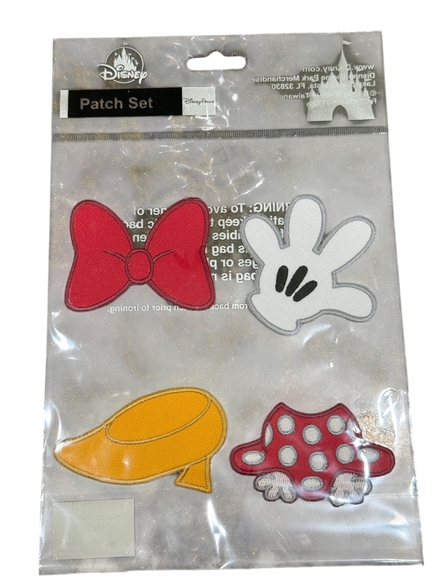 Disney Minnie Parts Patch Set