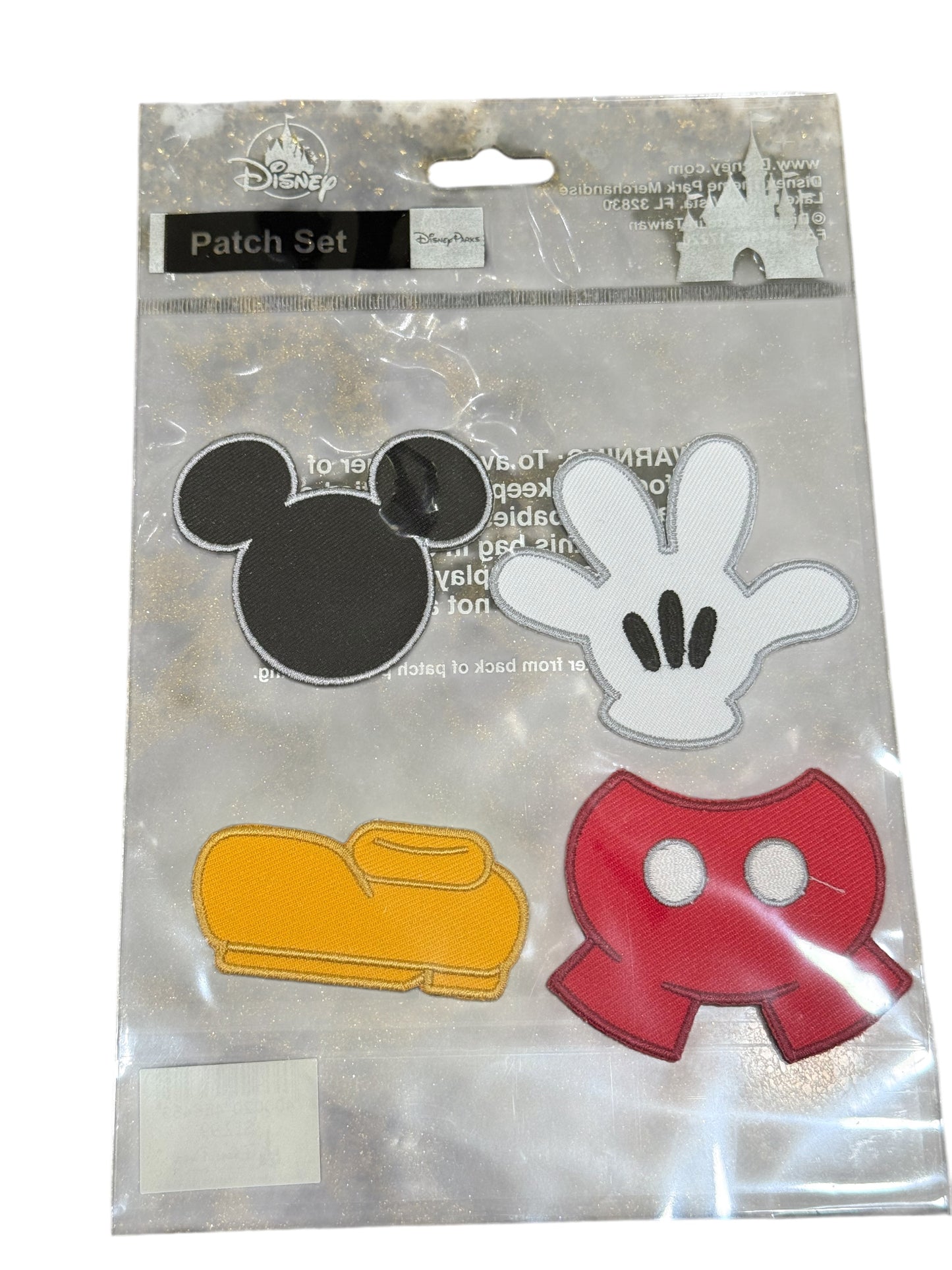 Disney Mickey Parts Patch Set
